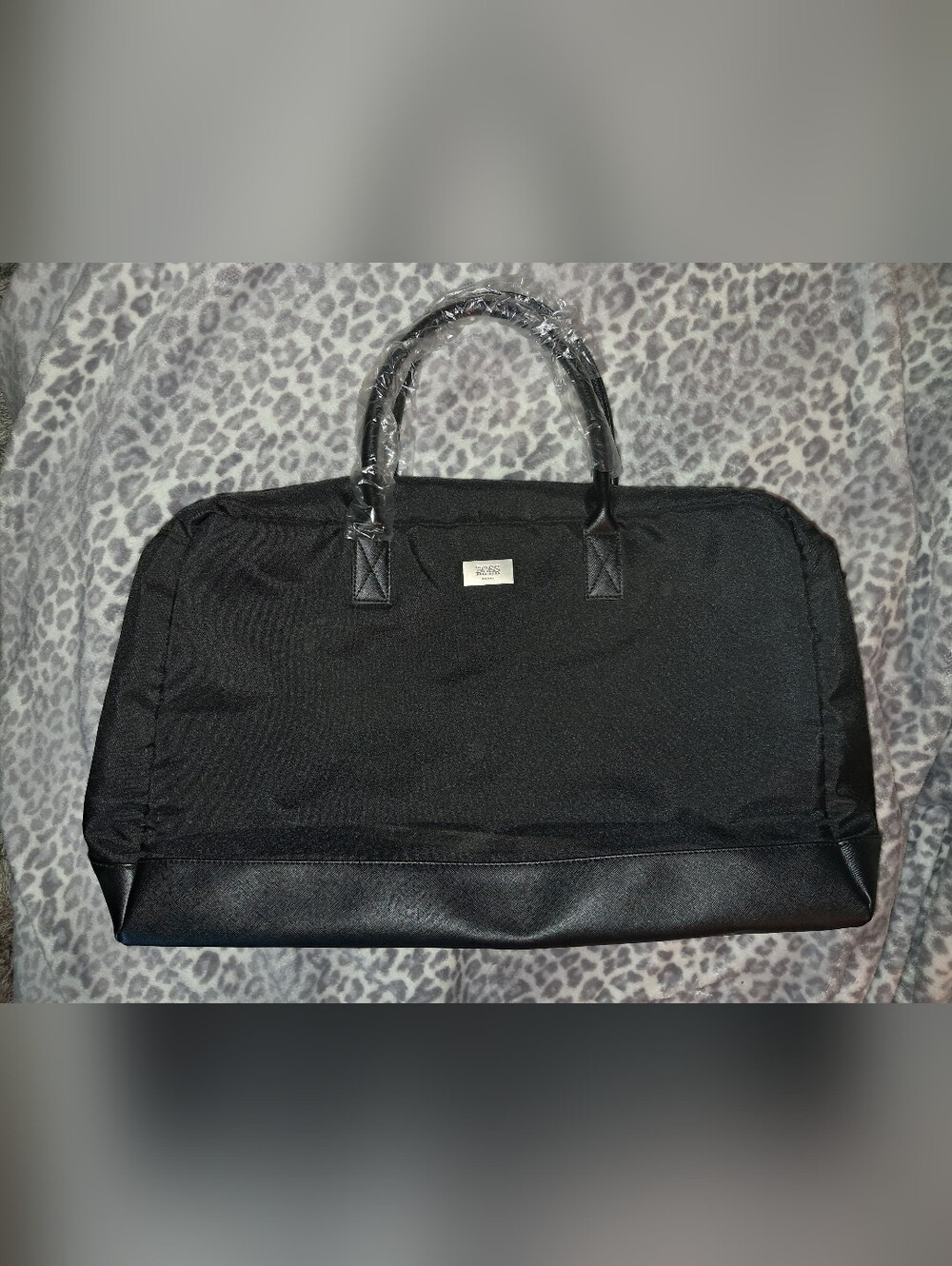Hugo BOSS Parfums Large Weekender Black Tote Bag